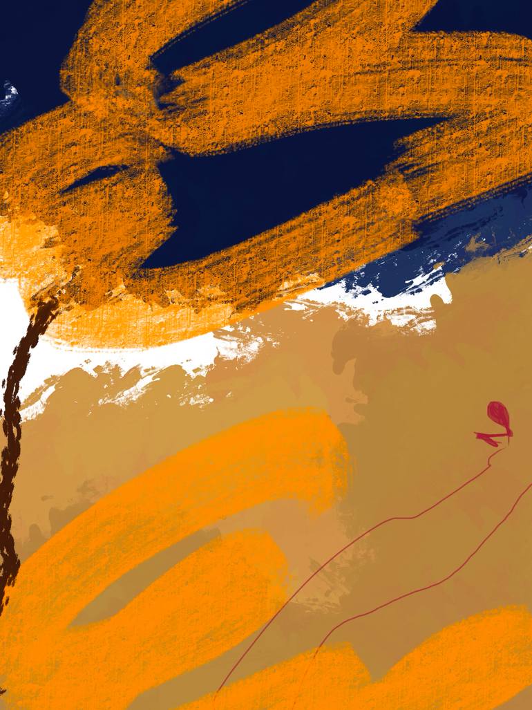 Original Contemporary Nature Mixed Media by Natalie Ola