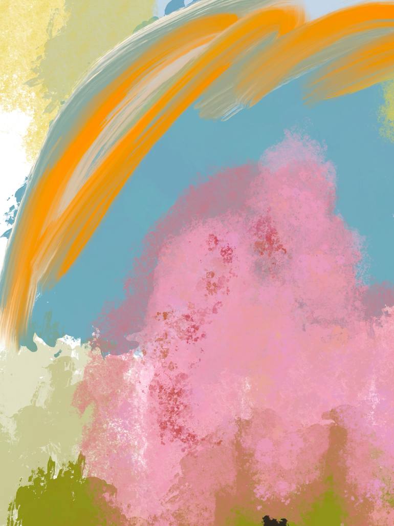 Original Contemporary Nature Mixed Media by Natalie Ola