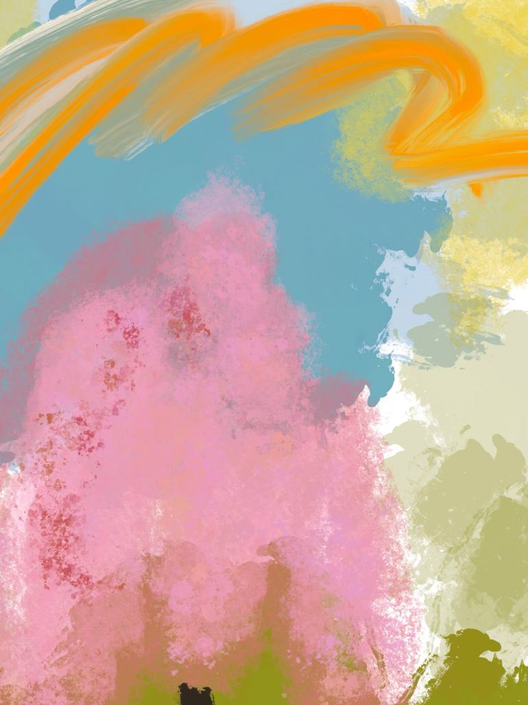 Original Contemporary Nature Mixed Media by Natalie Ola
