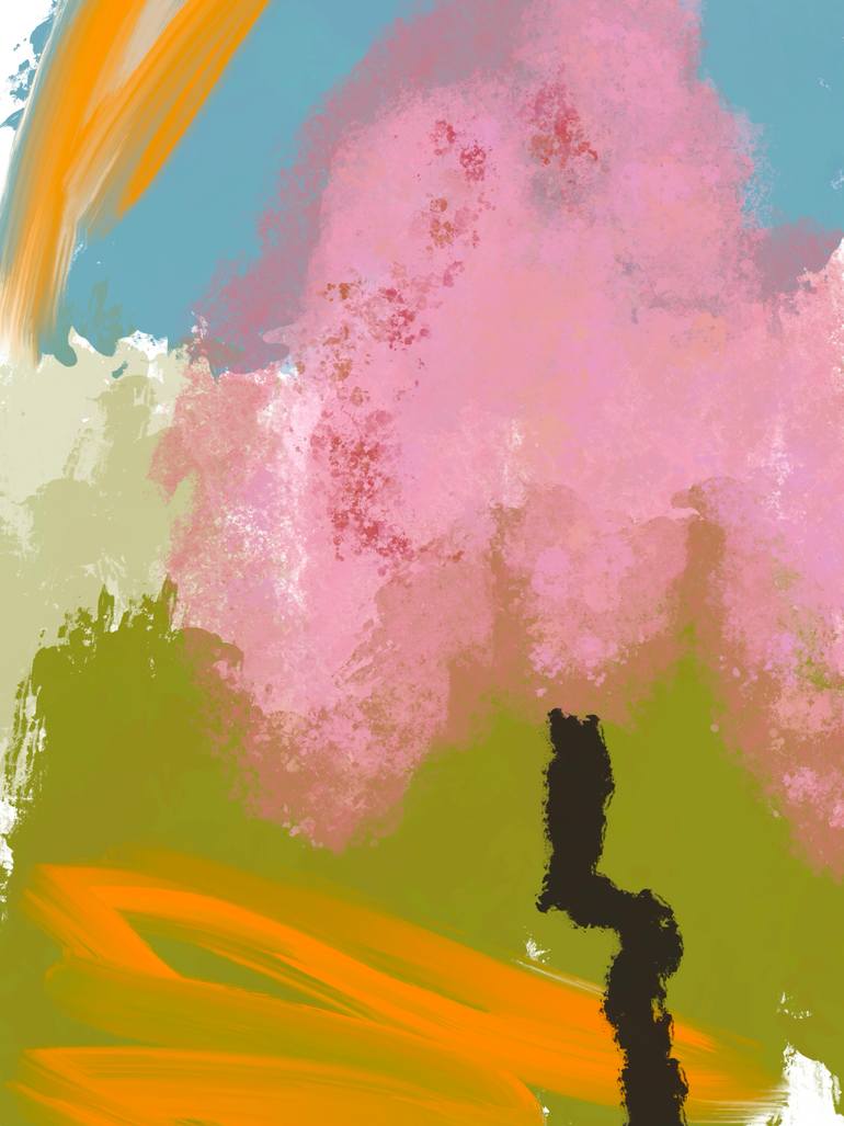 Original Contemporary Nature Mixed Media by Natalie Ola