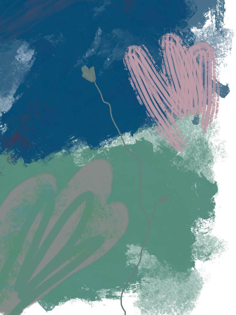 Original Contemporary Nature Painting by Natalie Ola