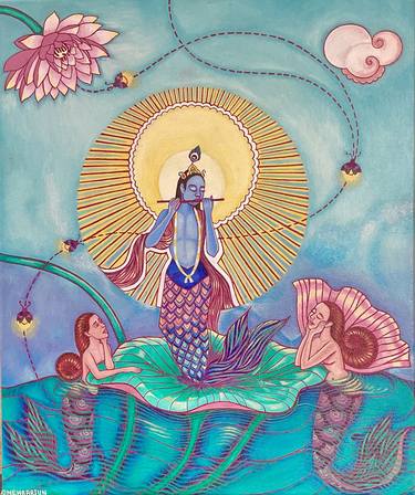 “KRISHNA AND THE MERMAID GOPIS: MELODIES OF BLISS” thumb
