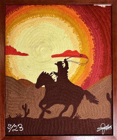 Original Fine Art Horse Mixed Media by Kim Dahmer