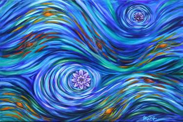 Original Conceptual Water Paintings by Jen Dufau