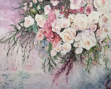 Print of Floral Paintings by Ioan Opris
