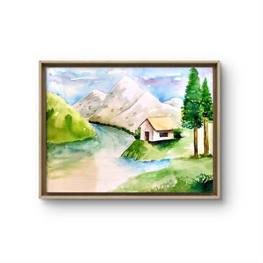 Original Landscape Paintings by Redwood Castle