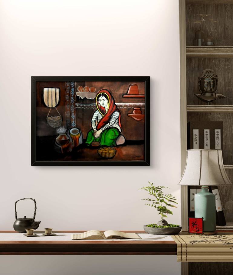 Original Figurative Home Painting by Redwood Castle