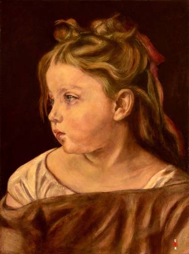 Original Realism Children Paintings by Elena Kirova