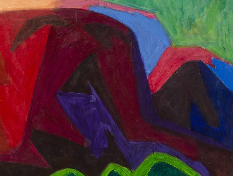 Original Expressionism Landscape Painting by Raman Maisei