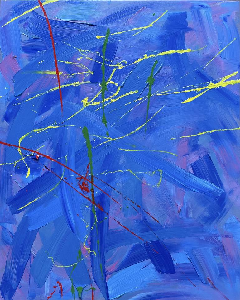 Print of Abstract Expressionism Abstract Paintings by Olena Kravtsova