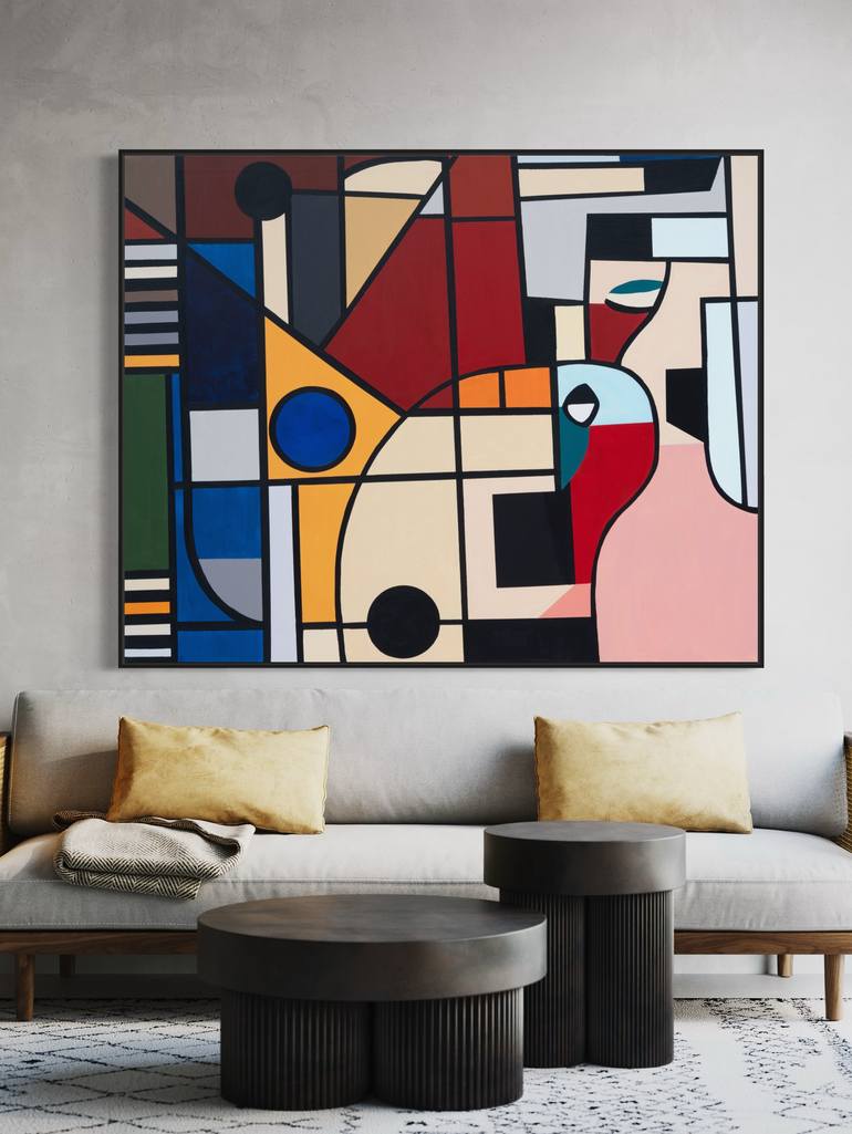Original Abstract Expressionism Abstract Painting by Yana Volf
