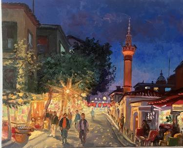 Original Architecture Paintings by Yessengali Sadyrbayev