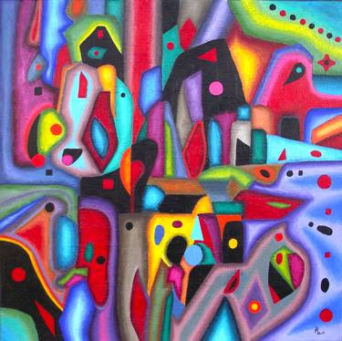 Original Modern Abstract Paintings by Mario Ruskovic