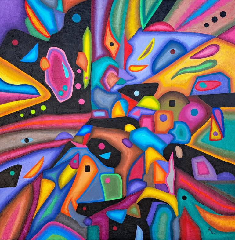 Print of Abstract Paintings by Mario Ruskovic