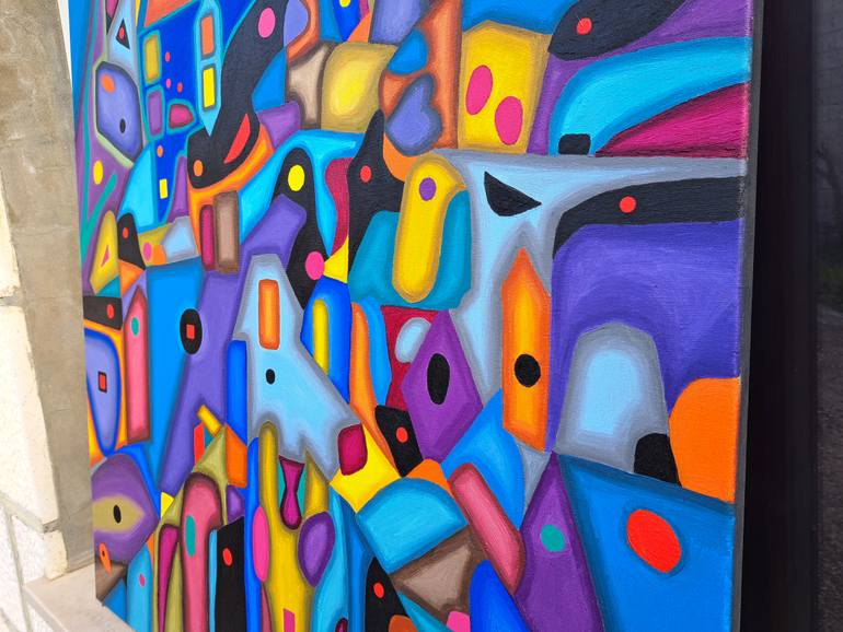 Original Modernism Abstract Painting by Mario Ruskovic