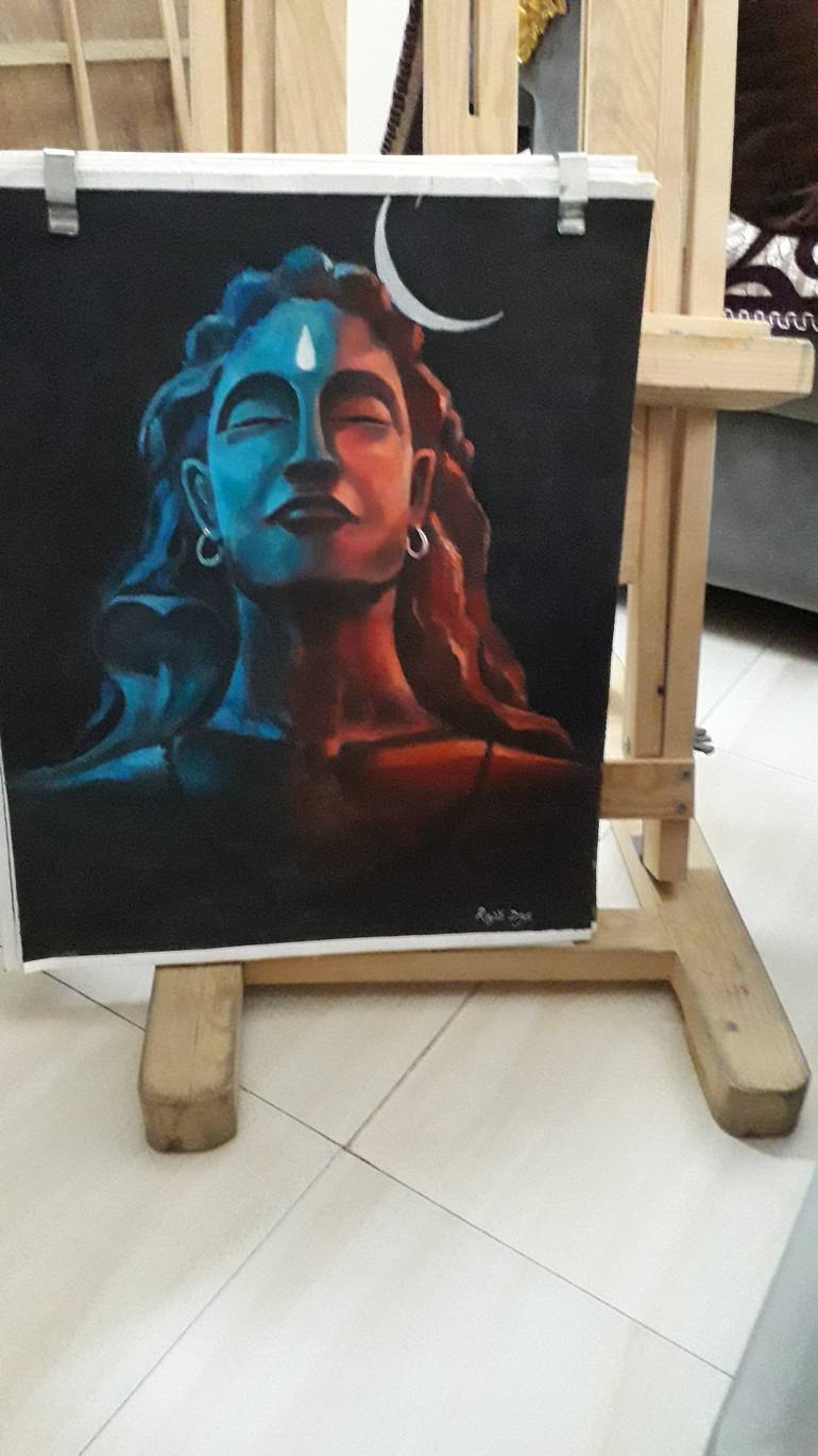 Original Folk Religion Painting by Rajib Das