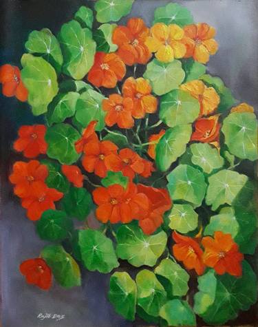 Original Floral Paintings by Rajib Das