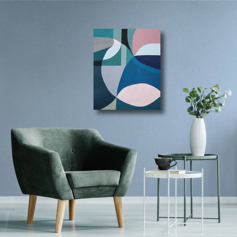 Original Contemporary Abstract Painting by Veronika Obushikhina