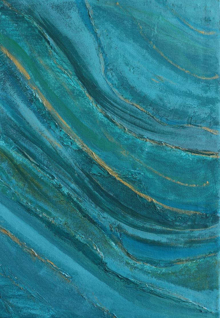 The Waves Painting by Namrata Mohan | Saatchi Art Germany