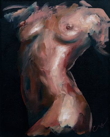 Original Figurative Nude Paintings by Cassidy Austin
