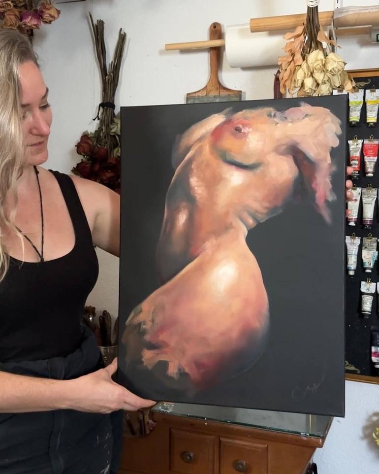 Original Figurative Nude Painting by Cassidy Austin