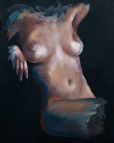 Original Figurative Nude Painting by Cassidy Austin