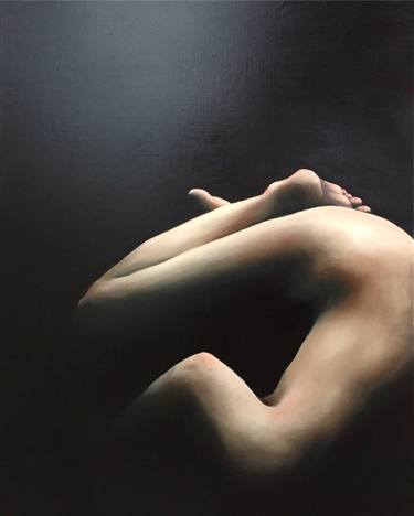 Original Figurative Nude Painting by Cassidy Austin