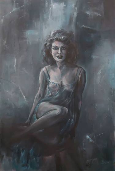 Original Figurative Women Paintings by Kseniya Liakhova