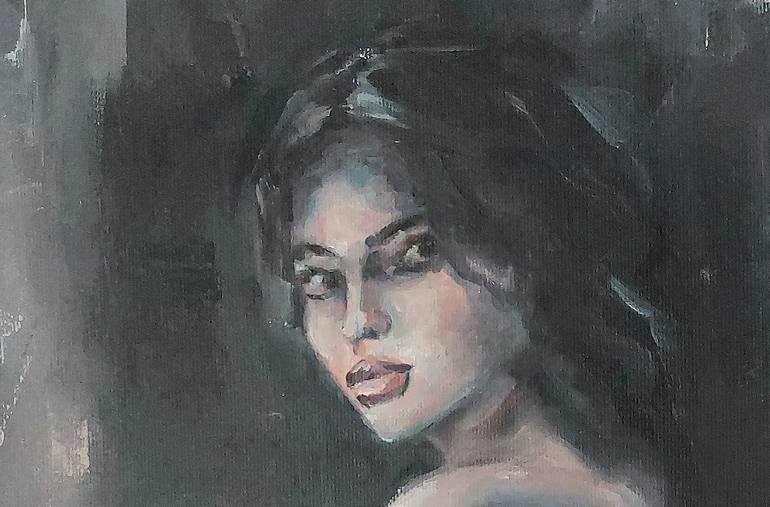 Original Figurative Women Painting by Oksana Liakhova
