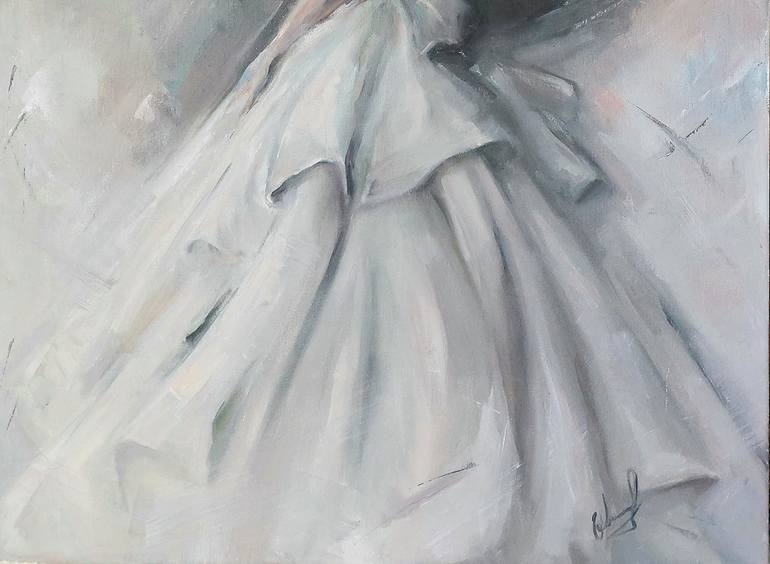 Original Figurative Women Painting by Oksana Liakhova