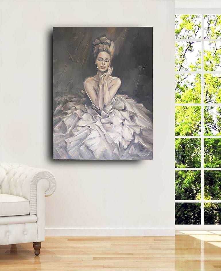 Original Figurative Women Painting by Kseniya Liakhova