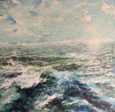 Original Abstract Expressionism Seascape Paintings by Jonathan Mann