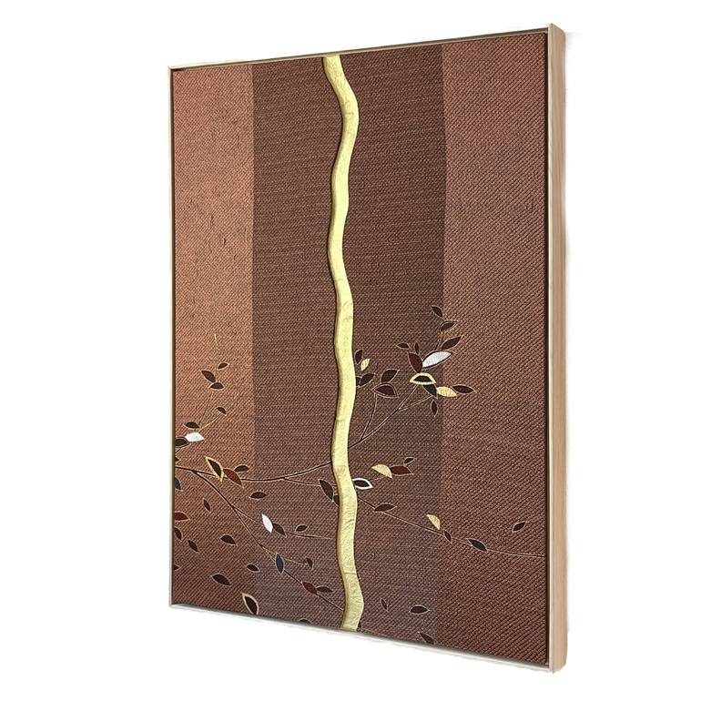 Original Symbolism Botanic Mixed Media by Lena Okamoto