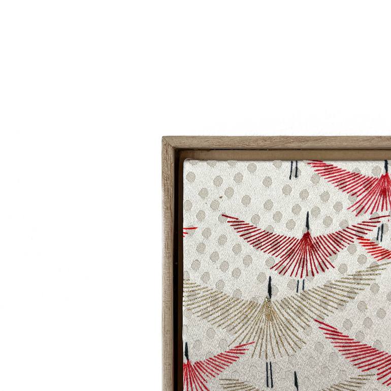 Original Abstract Animal Mixed Media by Lena Okamoto
