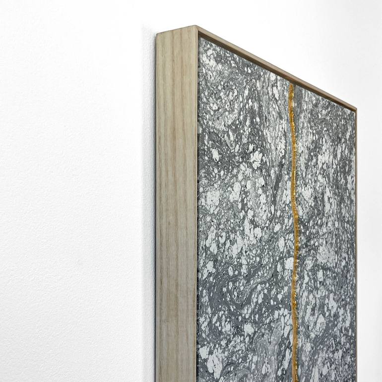 Original Abstract Mixed Media by Lena Okamoto
