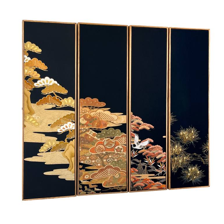 Original Minimalism Nature Mixed Media by Lena Okamoto