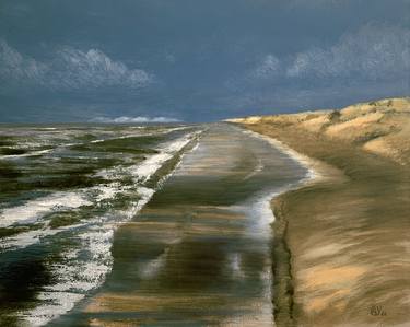 Print of Figurative Seascape Paintings by Anet Verdonk