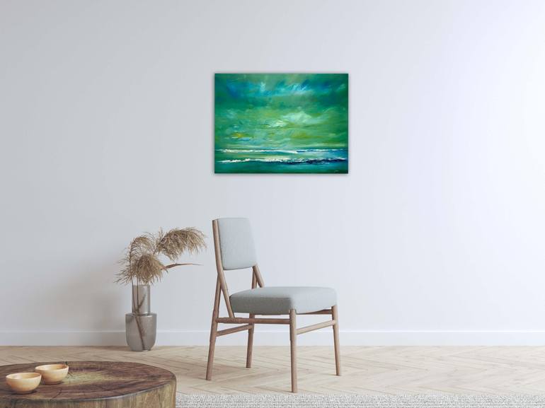 Original Seascape Painting by Anet Verdonk