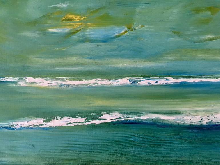 Original Seascape Painting by Anet Verdonk