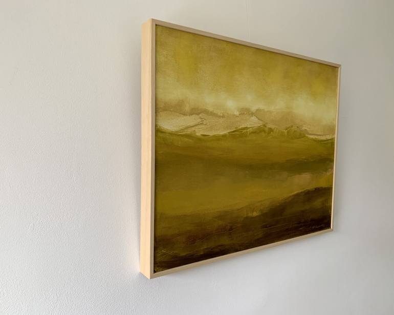 Original Abstract Landscape Painting by Anet Verdonk