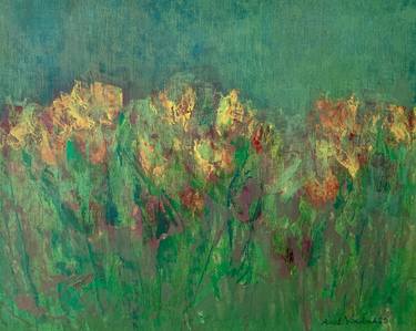 Print of Expressionism Floral Paintings by Anet Verdonk