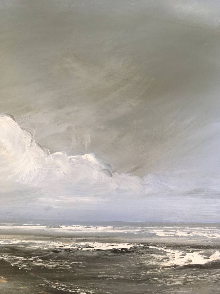 Original Contemporary Seascape Painting by Anet Verdonk