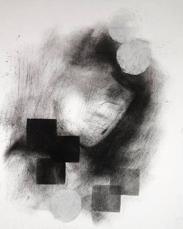 Original Abstract Portrait Drawings by Adelaide Williams