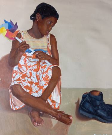 Original Children Paintings by Rogers-Akamike Akachukwubuikem