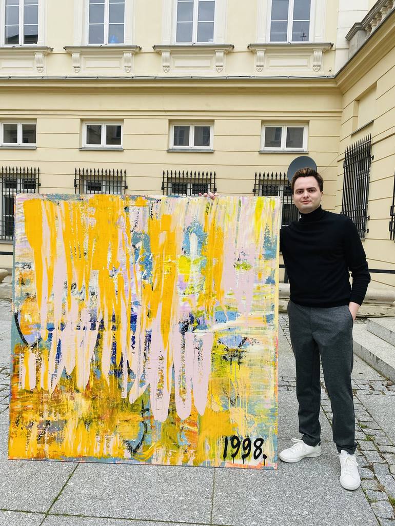 Original Abstract Painting by Petro Martyniuk