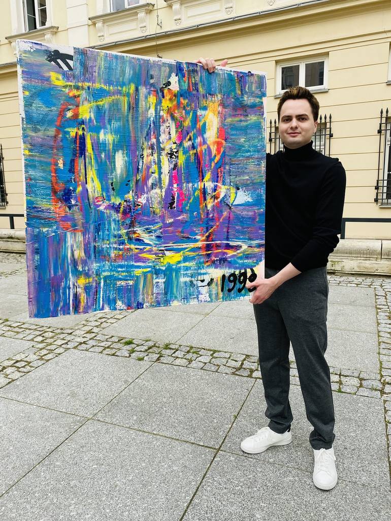 Original Abstract Painting by Petro Martyniuk