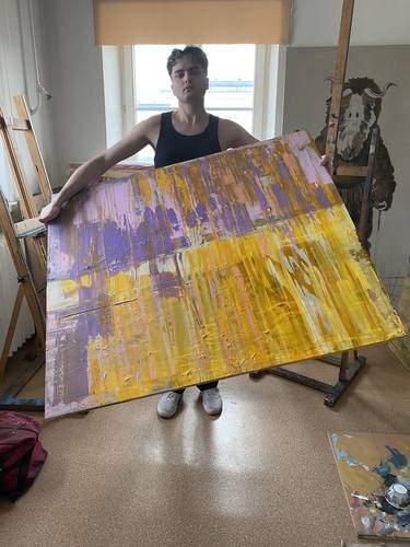 Original Abstract Painting by Petro Martyniuk