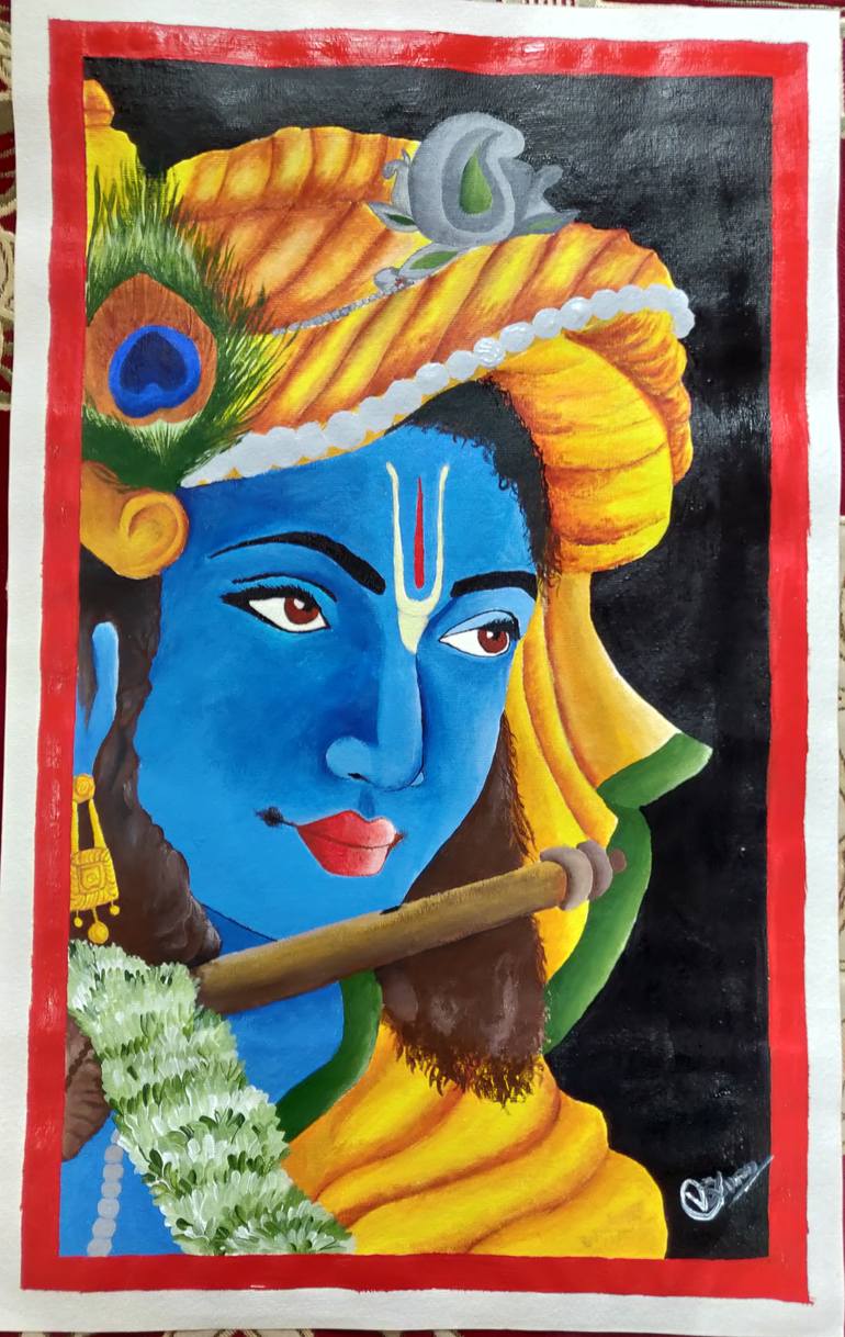 Original Portraiture People Drawing by Vinay Kumar
