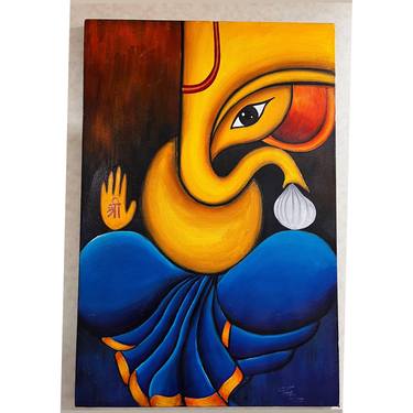 Original Classical Mythology Painting by Padmaja Venkatesh