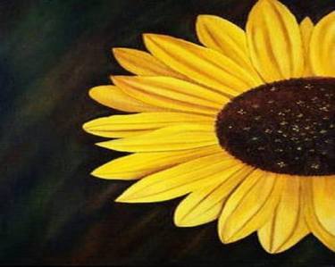 sun flower painting thumb